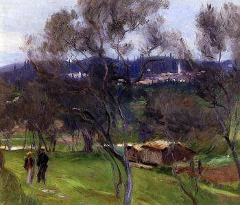 John Singer Sargent : Olive Trees, Corfu II